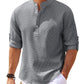 Men's Casual Shirt Long Sleeve Stand Collar