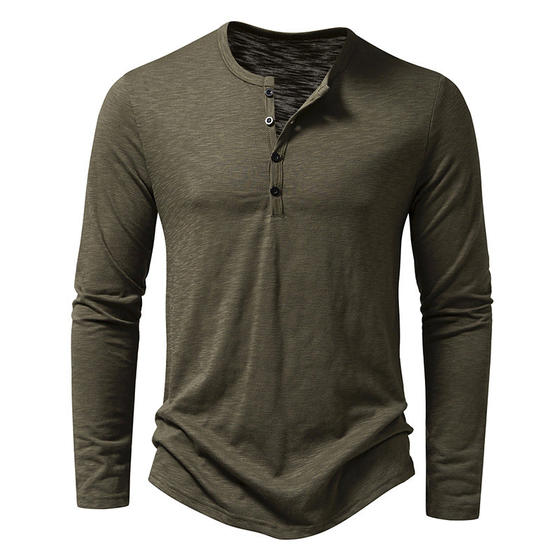 Mens Clothing Long Sleeve T-shirt