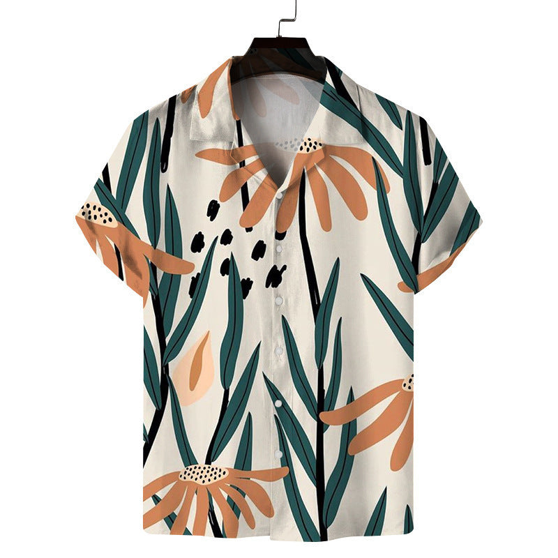 Short Sleeve Fashion Printed Shirt