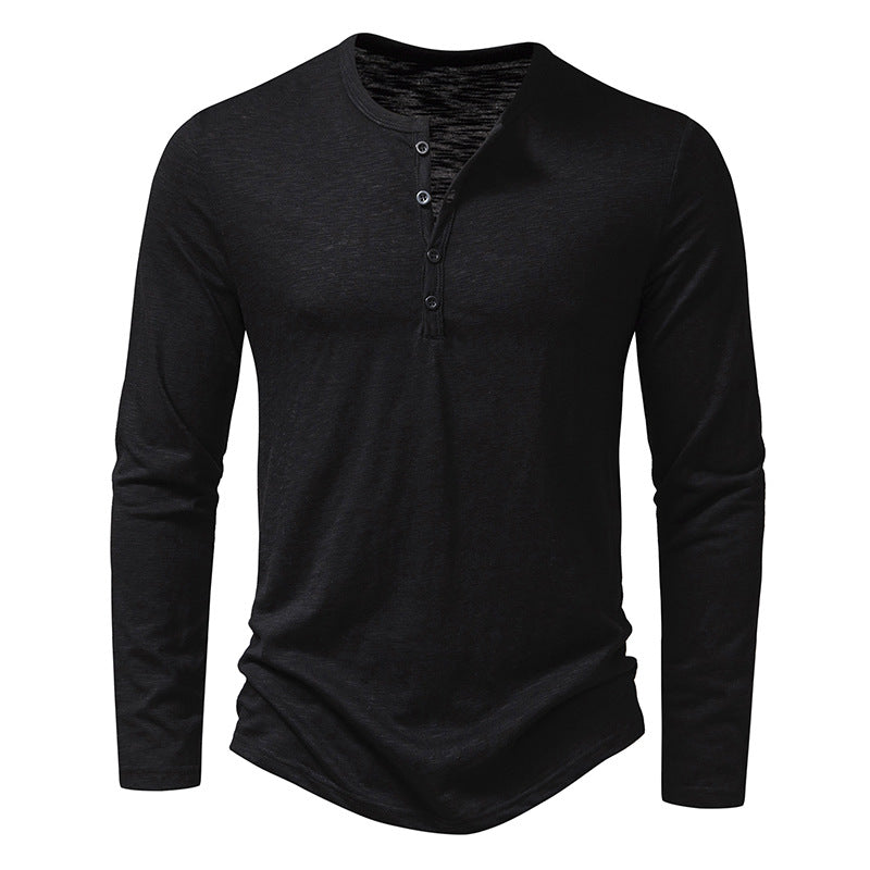 Mens Clothing Long Sleeve T-shirt