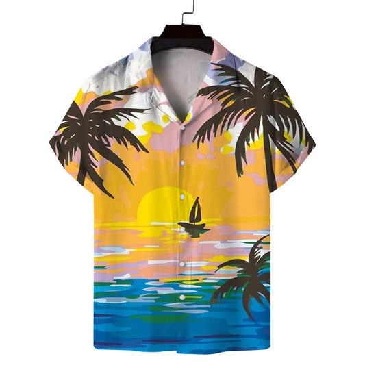 Short Sleeve Fashion Printed Shirt