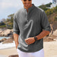 Men's Casual Shirt Long Sleeve Stand Collar